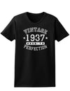 1937 - Vintage Birth Year Womens Dark T-Shirt-TooLoud-Black-X-Small-Davson Sales