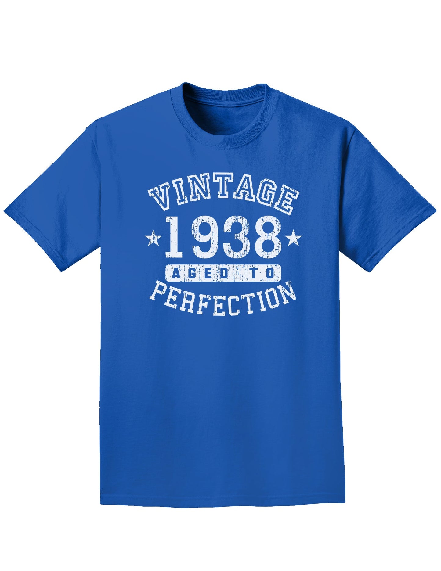 1938 - Vintage Birth Year Adult Dark T-Shirt-Mens T-Shirt-TooLoud-Royal-Blue-Small-Davson Sales