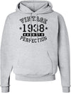 1938 - Vintage Birth Year Hoodie Sweatshirt - Adult-Hoodie-Davson Sales-Small-Ash-Grey-Davson Sales