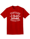 1940 - Vintage Birth Year Adult Dark T-Shirt-Mens T-Shirt-TooLoud-Red-Small-Davson Sales