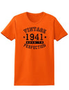 1941 - Ladies Vintage Birth Year Aged To Perfection Birthday T-Shirt-TooLoud-Orange-XX-Large-Davson Sales