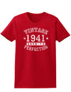 1941 - Vintage Birth Year Womens Dark T-Shirt-TooLoud-Red-X-Small-Davson Sales