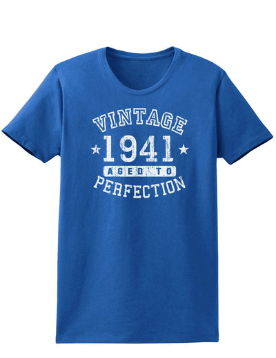 1941 - Vintage Birth Year Womens Dark T-Shirt-TooLoud-Royal-Blue-X-Small-Davson Sales