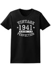 1941 - Vintage Birth Year Womens Dark T-Shirt-TooLoud-Black-X-Small-Davson Sales