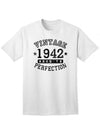 1942 - Adult Unisex Vintage Birth Year Aged To Perfection Birthday T-Shirt-TooLoud-White-XXX-Large-Davson Sales