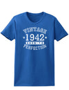 1942 - Vintage Birth Year Womens Dark T-Shirt-TooLoud-Royal-Blue-X-Small-Davson Sales