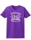 1942 - Vintage Birth Year Womens Dark T-Shirt-TooLoud-Purple-X-Small-Davson Sales