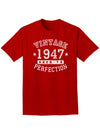 1947 - Vintage Birth Year Adult Dark T-Shirt-Mens T-Shirt-TooLoud-Red-Small-Davson Sales