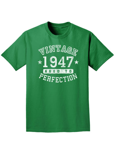 1947 - Vintage Birth Year Adult Dark T-Shirt-Mens T-Shirt-TooLoud-Kelly-Green-Small-Davson Sales