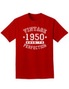 1950 - Vintage Birth Year Adult Dark T-Shirt-Mens T-Shirt-TooLoud-Red-Small-Davson Sales