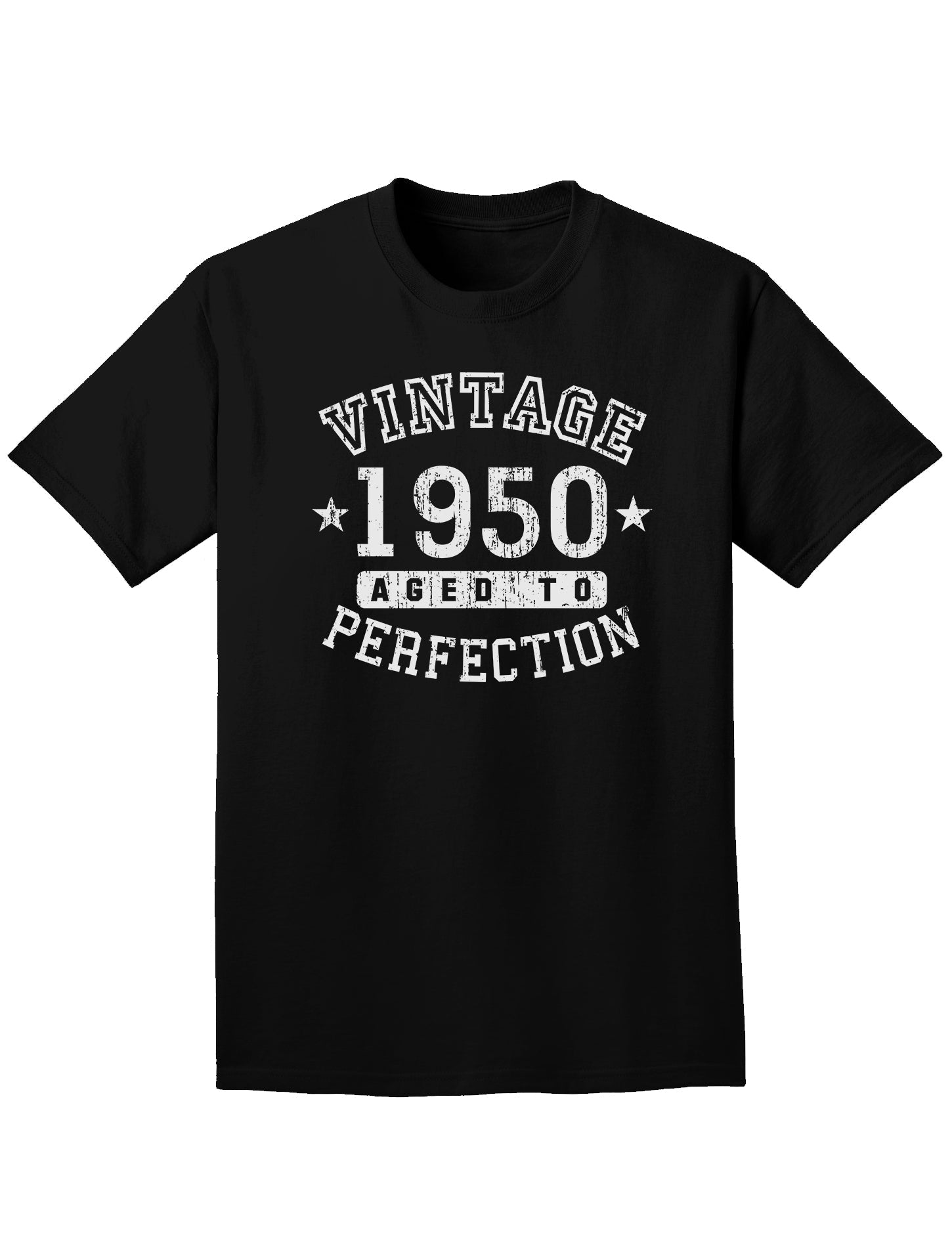1950 - Vintage Birth Year Adult Dark T-Shirt-Mens T-Shirt-TooLoud-Black-Small-Davson Sales