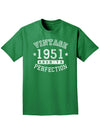 1951 - Vintage Birth Year Adult Dark T-Shirt-Mens T-Shirt-TooLoud-Kelly-Green-Small-Davson Sales