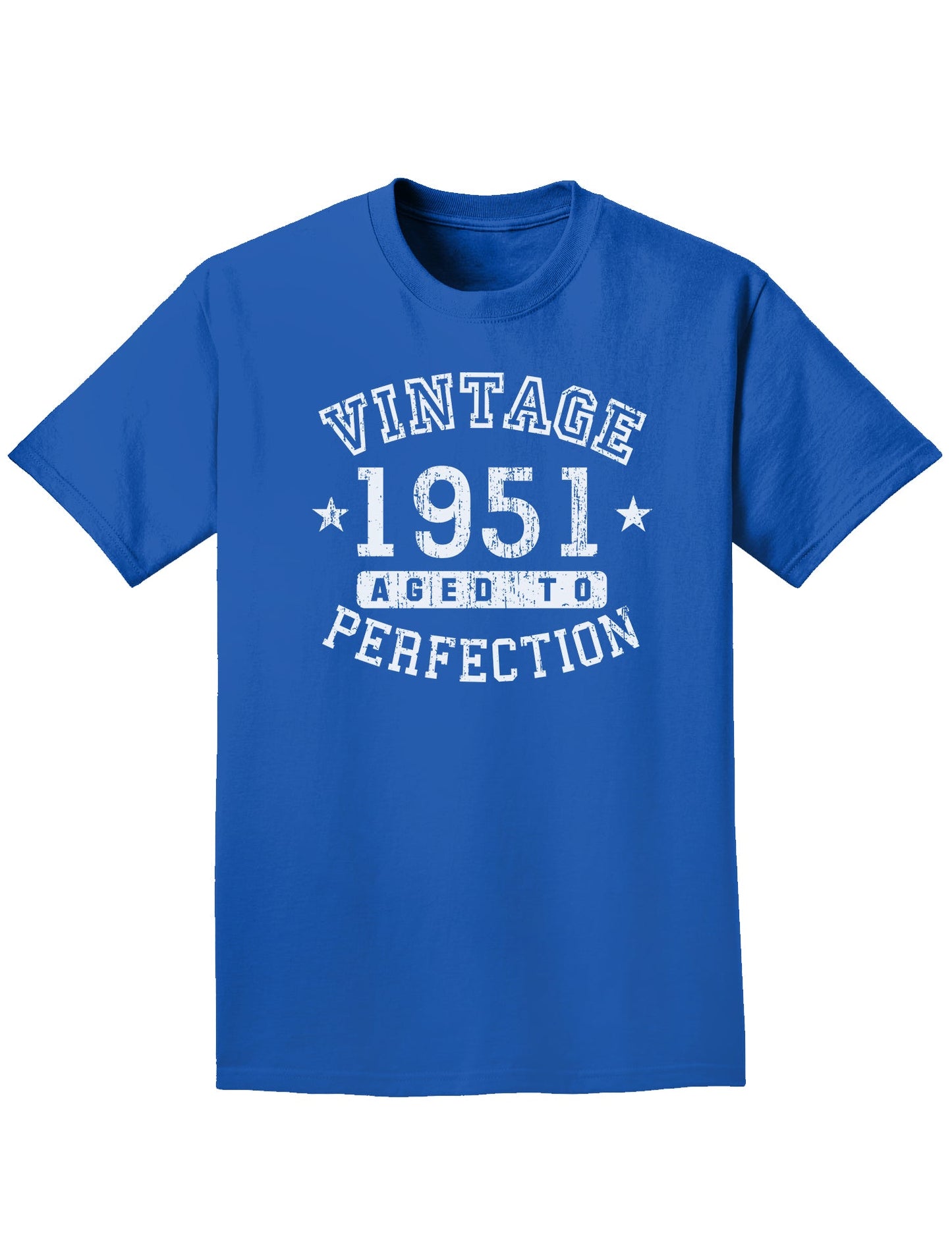 1951 - Vintage Birth Year Adult Dark T-Shirt-Mens T-Shirt-TooLoud-Royal-Blue-Small-Davson Sales