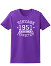 1951 - Vintage Birth Year Womens Dark T-Shirt-TooLoud-Purple-X-Small-Davson Sales