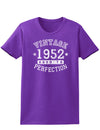 1952 - Vintage Birth Year Womens Dark T-Shirt-TooLoud-Purple-X-Small-Davson Sales