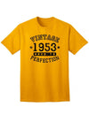 1953 - Adult Unisex Vintage Birth Year Aged To Perfection Birthday T-Shirt-TooLoud-Gold-XXX-Large-Davson Sales