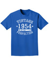 1954 - Vintage Birth Year Adult Dark T-Shirt-Mens T-Shirt-TooLoud-Royal-Blue-Small-Davson Sales