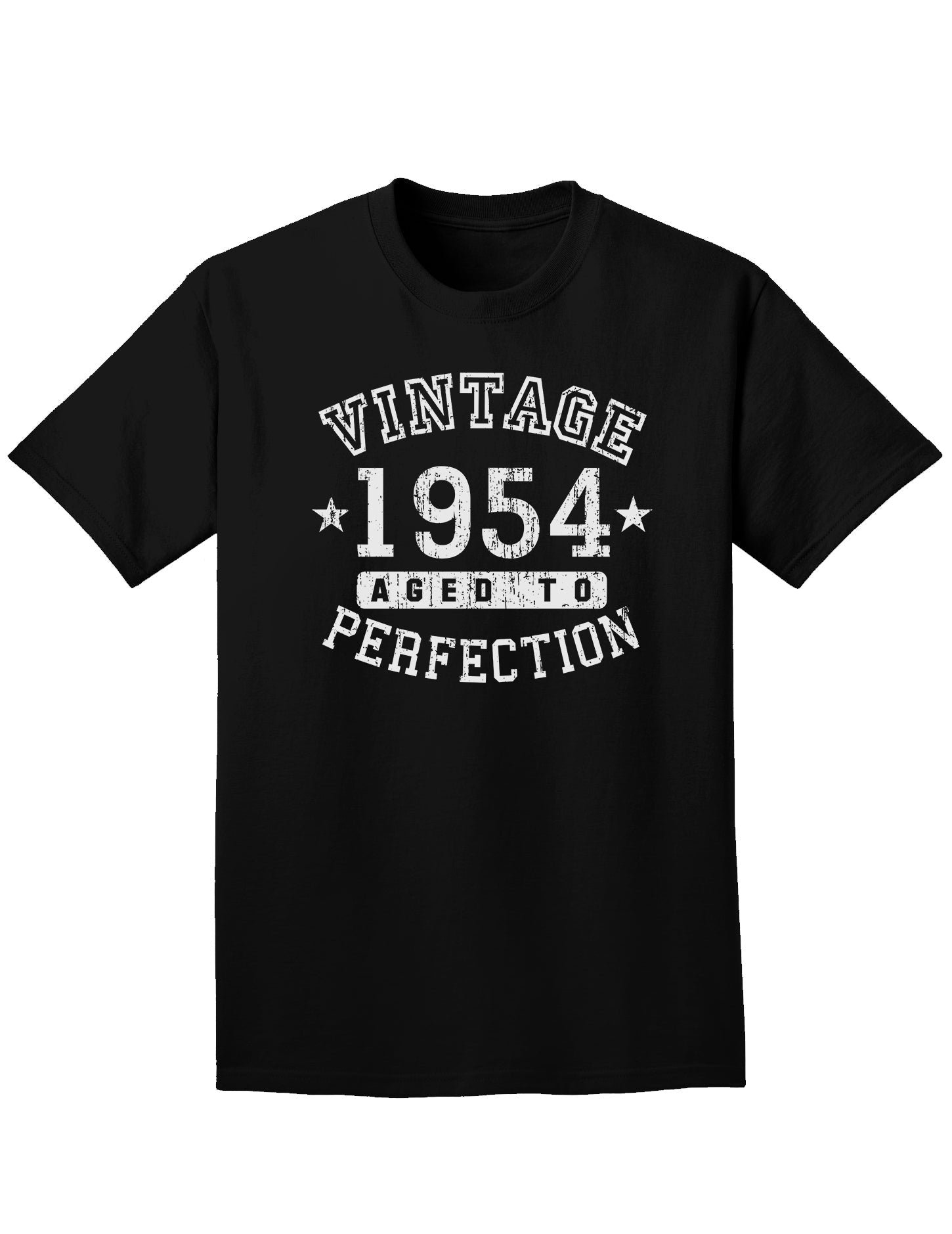 1954 - Vintage Birth Year Adult Dark T-Shirt-Mens T-Shirt-TooLoud-Black-Small-Davson Sales