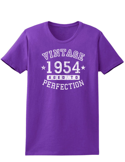1954 - Vintage Birth Year Womens Dark T-Shirt-TooLoud-Purple-X-Small-Davson Sales
