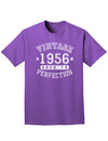 1956 - Vintage Birth Year Adult Dark T-Shirt-Mens T-Shirt-TooLoud-Purple-Small-Davson Sales