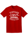 1957 - Vintage Birth Year Adult Dark T-Shirt-Mens T-Shirt-TooLoud-Red-Small-Davson Sales