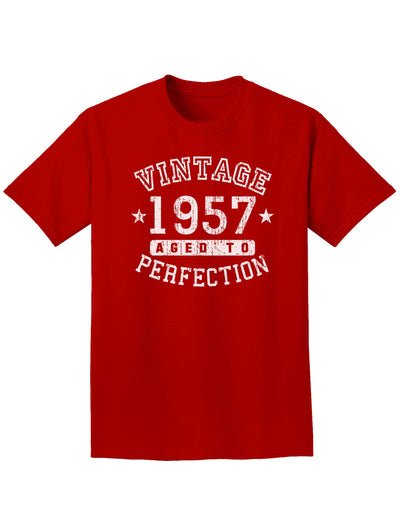 1957 - Vintage Birth Year Adult Dark T-Shirt-Mens T-Shirt-TooLoud-Red-Small-Davson Sales