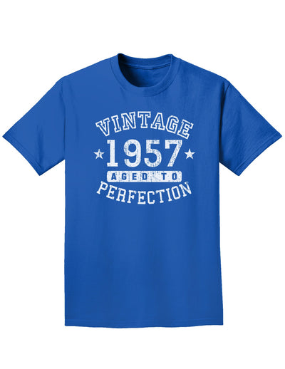 1957 - Vintage Birth Year Adult Dark T-Shirt-Mens T-Shirt-TooLoud-Royal-Blue-Small-Davson Sales