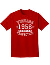 1958 - Vintage Birth Year Adult Dark T-Shirt-Mens T-Shirt-TooLoud-Red-Small-Davson Sales