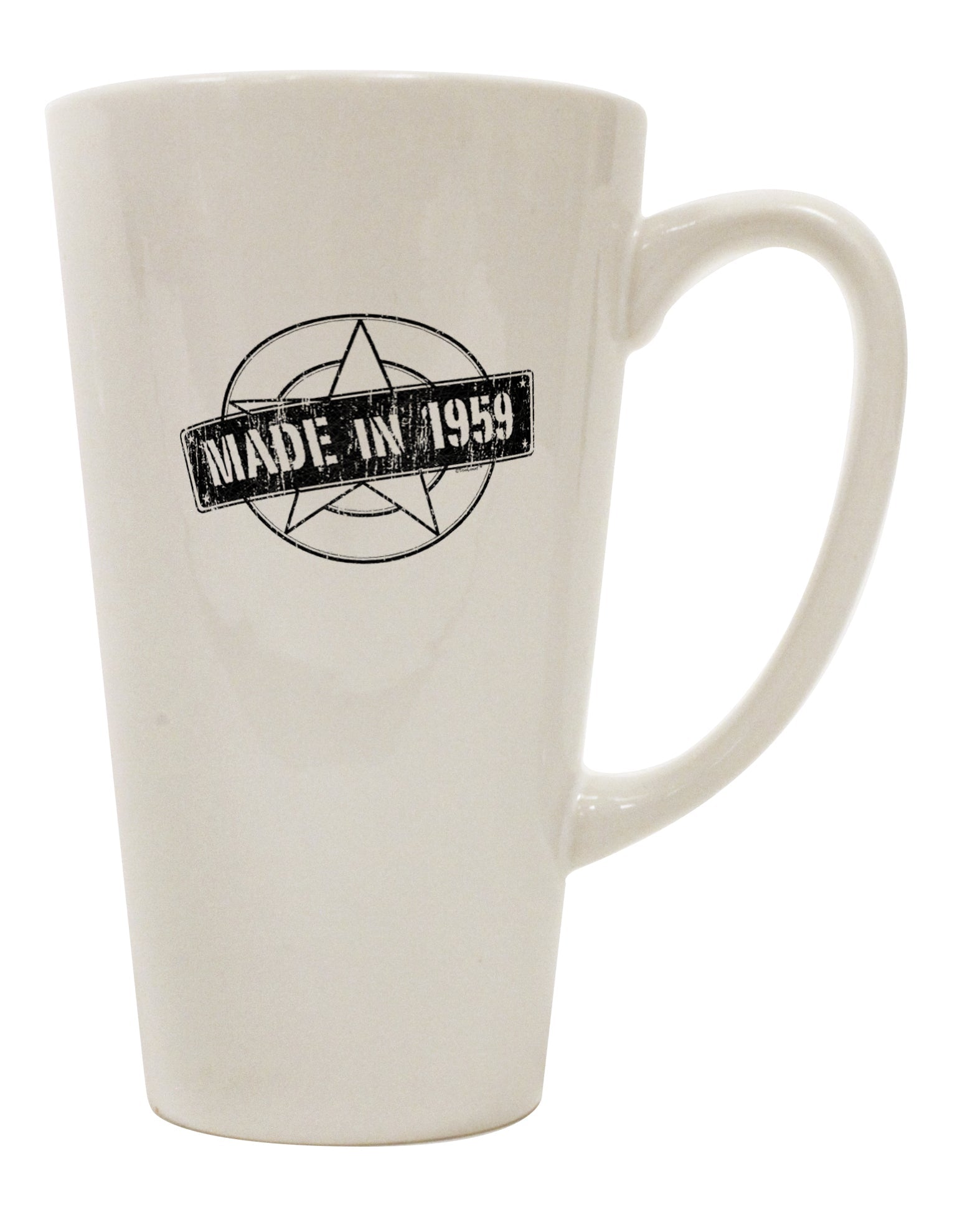 1959 Vintage 16 Ounce Conical Latte Coffee Mug - Expertly Crafted for 60th Birthdays - TooLoud-Conical Latte Mug-TooLoud-Davson Sales