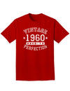 1960 - Vintage Birth Year Adult Dark T-Shirt-Mens T-Shirt-TooLoud-Red-Small-Davson Sales