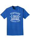 1960 - Vintage Birth Year Adult Dark T-Shirt-Mens T-Shirt-TooLoud-Royal-Blue-Small-Davson Sales