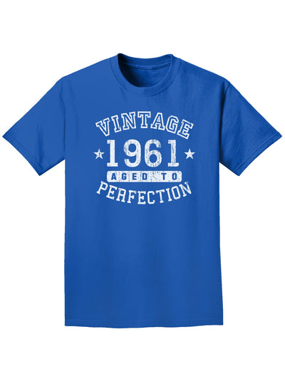 1961 - Vintage Birth Year Adult Dark T-Shirt-Mens T-Shirt-TooLoud-Royal-Blue-Small-Davson Sales