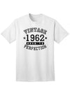 1962 - Adult Unisex Vintage Birth Year Aged To Perfection Birthday T-Shirt-TooLoud-White-XXX-Large-Davson Sales