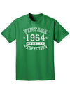 1964 - Vintage Birth Year Adult Dark T-Shirt-Mens T-Shirt-TooLoud-Kelly-Green-Small-Davson Sales