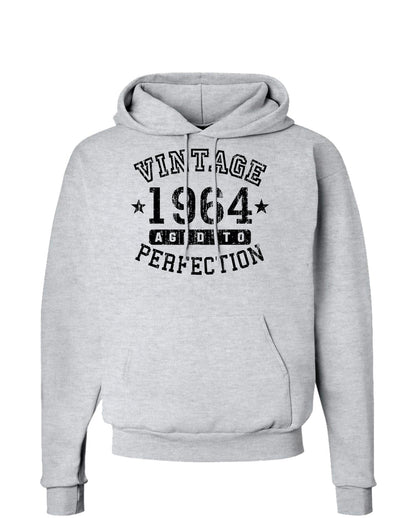 1964 - Vintage Birth Year Hoodie Sweatshirt By Tooloud-Hoodie-TooLoud-Small-Ash-Grey-Davson Sales