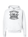 1964 - Vintage Birth Year Hoodie Sweatshirt By Tooloud-Hoodie-TooLoud-Small-White-Davson Sales