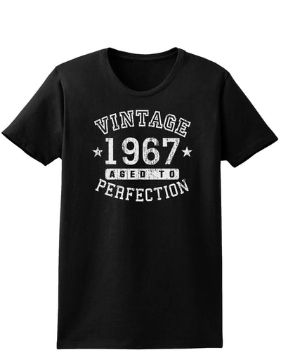 1967 - Vintage Birth Year Womens Dark T-Shirt-TooLoud-Black-X-Small-Davson Sales