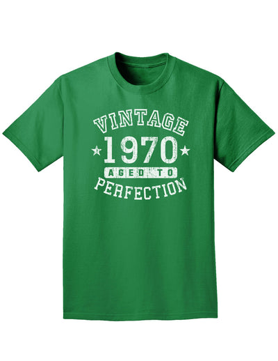 1970 - Vintage Birth Year Adult Dark T-Shirt-Mens T-Shirt-TooLoud-Kelly-Green-Small-Davson Sales