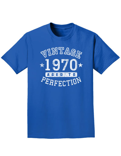 1970 - Vintage Birth Year Adult Dark T-Shirt-Mens T-Shirt-TooLoud-Royal-Blue-Small-Davson Sales