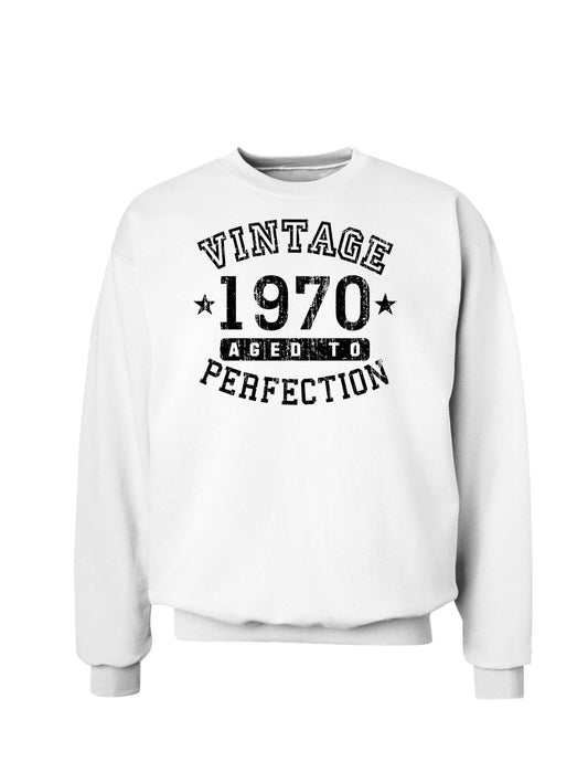 1970 - Vintage Birth Year Sweatshirt Brand-Sweatshirt-TooLoud-White-Small-Davson Sales