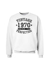 1970 - Vintage Birth Year Sweatshirt Brand-Sweatshirt-TooLoud-White-Small-Davson Sales