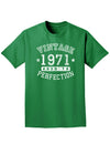 1971 - Vintage Birth Year Adult Dark T-Shirt-Mens T-Shirt-TooLoud-Kelly-Green-Small-Davson Sales