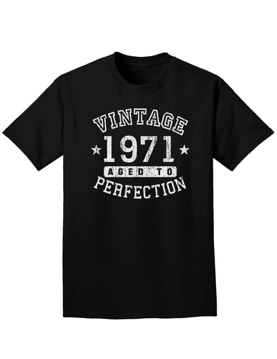 1971 - Vintage Birth Year Adult Dark T-Shirt-Mens T-Shirt-TooLoud-Black-Small-Davson Sales