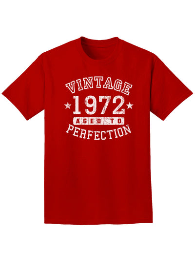 1972 - Vintage Birth Year Adult Dark T-Shirt-Mens T-Shirt-TooLoud-Red-Small-Davson Sales