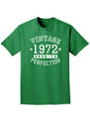 1972 - Vintage Birth Year Adult Dark T-Shirt-Mens T-Shirt-TooLoud-Kelly-Green-Small-Davson Sales