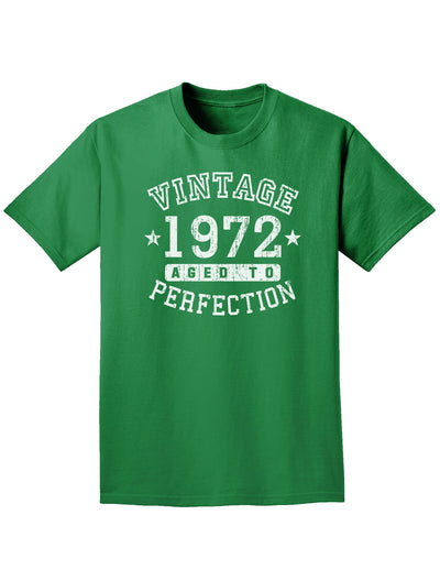 1972 - Vintage Birth Year Adult Dark T-Shirt-Mens T-Shirt-TooLoud-Kelly-Green-Small-Davson Sales