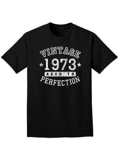 1973 - Vintage Birth Year Adult Dark T-Shirt-Mens T-Shirt-TooLoud-Black-Small-Davson Sales