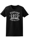 1973 - Vintage Birth Year Womens Dark T-Shirt-TooLoud-Black-X-Small-Davson Sales