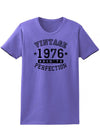 1976 - Ladies Vintage Birth Year Aged To Perfection Birthday T-Shirt-TooLoud-Violet-XX-Large-Davson Sales