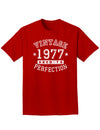 1977 - Vintage Birth Year Adult Dark T-Shirt-Mens T-Shirt-TooLoud-Red-Small-Davson Sales